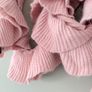 Pink ruffle scarf Image 3