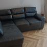 L shaped corner leather sofa Image 3