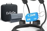 Type 2 Charging Cable, 32A / 7.2kW / 1 Phase / 8 Meter/Mode 3, Type 2 to Type 2 EV Charging Cable Facilitates Fast Charging for Electric Vehicles