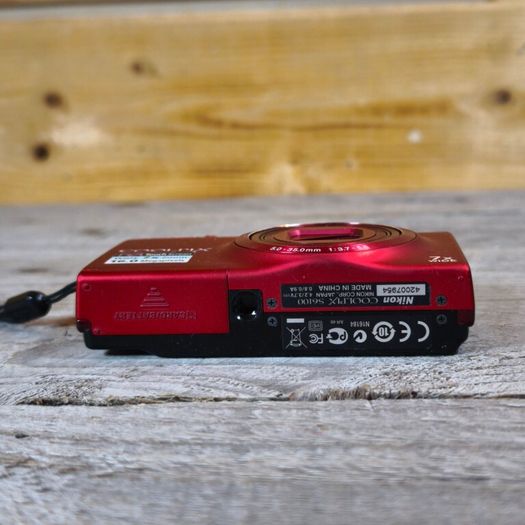 nikon coolpix s6100 digital camera 16MP boxed metallic red