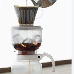 Rare Japanese Kalita iced pour-over coffee maker.