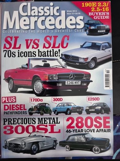 Classic Mercedes Magazines x4