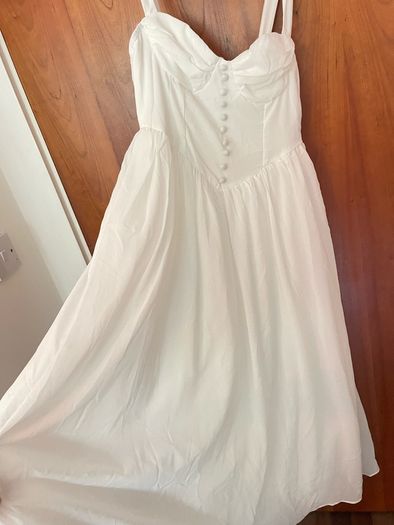 White Elegant Dress Medium
