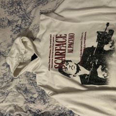Scarface Al Pacino white hoodie - size L