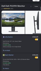 Dell P2319H 23" Full HD Monitor