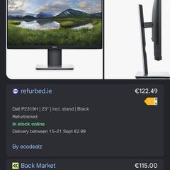 Dell P2319H 23" Full HD Monitor