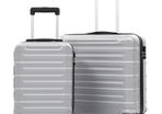 Hardcase Trolley Set 2 pcs Silver ABS