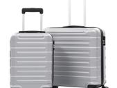 Hardcase Trolley Set 2 pcs Silver ABS