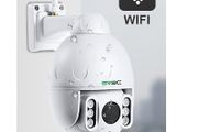 SV3C HD Outdoor Wireless Camera - 5MP PTZ WiFi Camera - Pan Tilt 5X Optical Zoom, Two Way Audio, 196ft Night Vision
