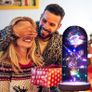 Gifts for Women Her, Beauty and the Beast Rose Forever Eternal Rose in Glass Dome, Preserved Artificial Rose Flowers with Led Light, Personalised Gifts for Christmas, Birthday, Mum, Grandma (FREE POSTAGE) Image 3