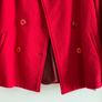 Sisley Red Pea Coat - UK6 Image 3