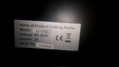 cutting potter for stickers or tshirt printing