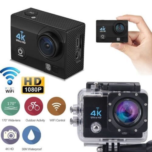 4K Sport Camera Ultra HD 1080P Sports WiFi Remote Controller Cam Action Camera DV Video Recorder
