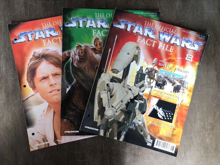 3 x Issues The Star Wars Fact File