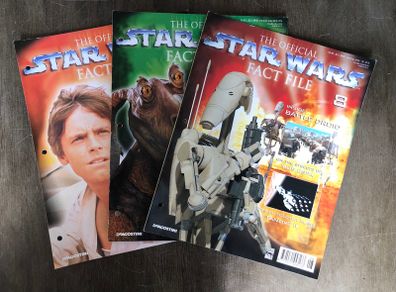 3 x Issues The Star Wars Fact File