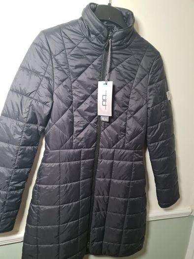 Alessandro Albanese AA equestrian womens riding coat padded jacket Size small UK 8 EU 36 BRAND NEW BNWT black