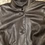 Leather coat Y2K black Image 6