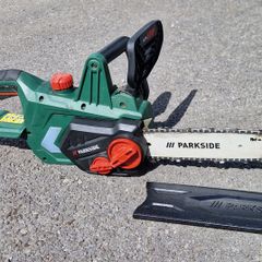 Parkside 20V battery chainsaw