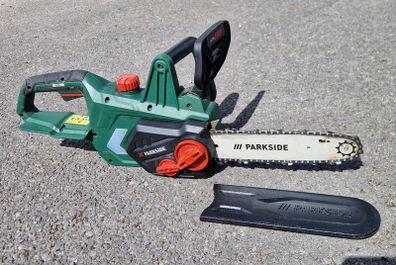 Parkside 20V battery chainsaw