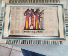 The Musicians of Nakht Pharaonic Box Handmade with Mother of Pearl