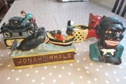 Vintage Cast Iron Money Boxes