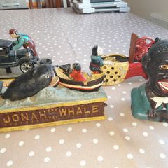 Vintage Cast Iron Money Boxes