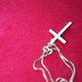 9ct Yellow Gold 375 Pendant Cross on a 9ct Yellow Gold 375 Chain Necklaces 3,5g Image 10