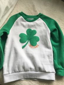 Kids st Patrick's day jumper