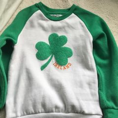 Kids st Patrick's day jumper