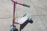 Pink scooter