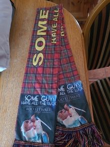 Rod stewart tartan scarf