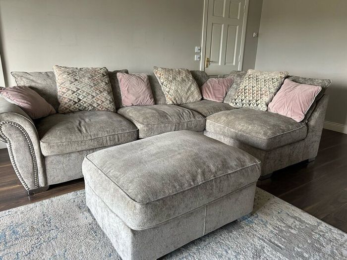 Large L shaped sofa