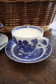Antique Tea Cup Candle
