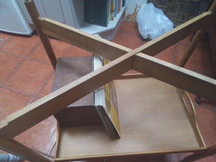 Two Tier Oak Trolly