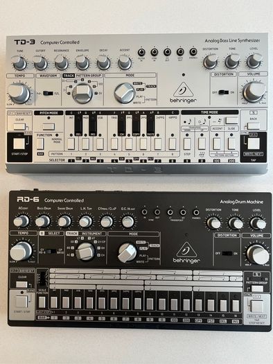 Behringer TD3 Bass Synth & RD6 Drum Machine