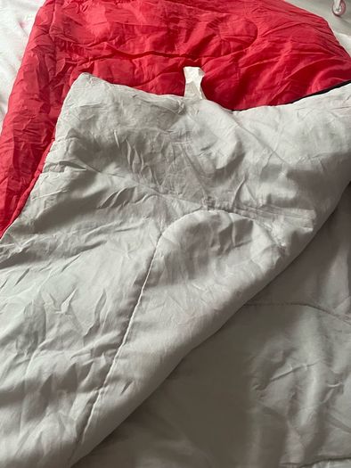 Red Proaction sleeping bag