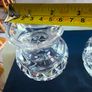 SET OF 2 BOXED Vintage Waterford Crystal Violet Vases. Image 9