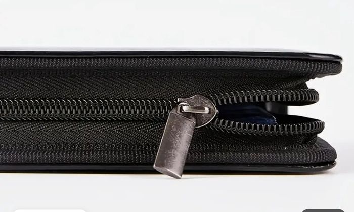 1pc Zipper Faux Leather Case 360 Large Capacity Coin Collection Book Size Grid Mixed Coin Stamp Collection Book Badge Sticker High-end Protective Cover Hot Stamping Storage Book