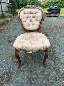 Antique Victorian Era Parlor Chair