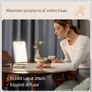 Lumie Vitamin L Slim SAD Light Therapy Box, White Slim, space-saving design delivers effective 10,000 lux light therapy; ideal for everyday use Image 5