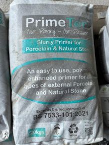 Primer for porcelain or natural stone