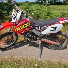 1998 Honda CR125 with stand and trailer
