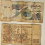 Algeria 2 Banknotes 200 Dinar and 500 Dinar Notes Image 2