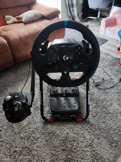 Logitech G G923 Racing Wheel and Pedals, Gear stick and stand