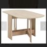 Oak dining table with drop leaf sides Image 10