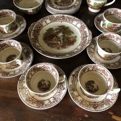 Clarice cliff 21 piece tea set