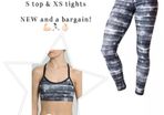 ADIDAS STELLASPORT SEt  XS top&tights   NEW and a bargain!