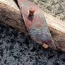 Very Early 20th Century 42" Blade Scythe..6 foot Handle Image 7