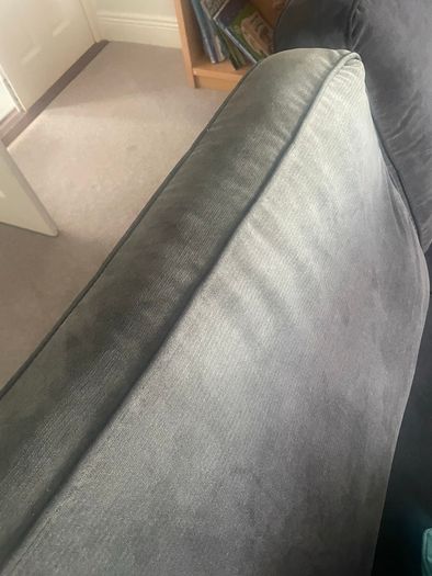 Corner sofa and ottoman