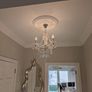 Ceiling lights. 2 Chandelier lights with 3 bulbs in each. Image 5